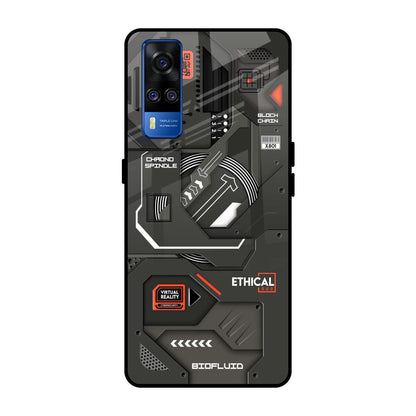 Tech Aesthetics Vivo Y51 2020 Glass Back Cover Online