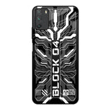 Monochrome Magic Poco M3 Glass Back Cover Online