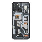 Retro Futuristic Poco M3 Glass Back Cover Online