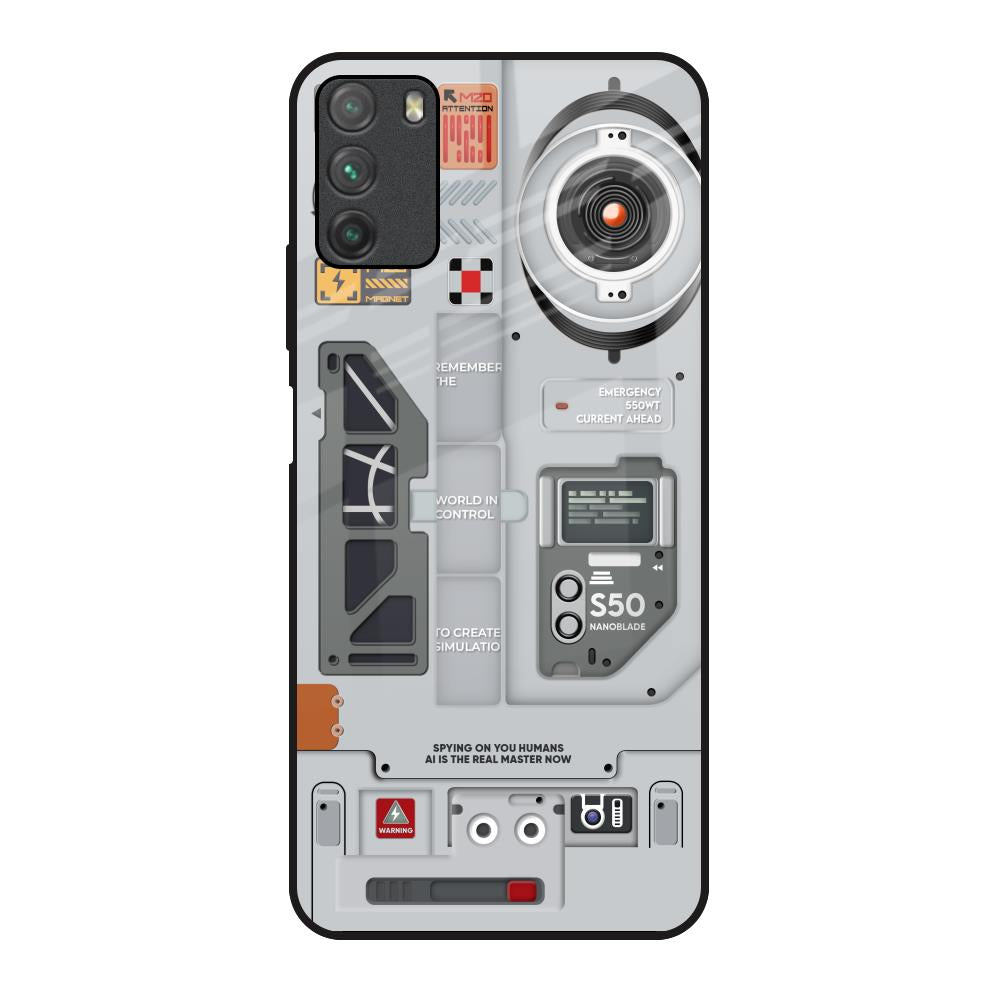 Plasma Shield Poco M3 Glass Back Cover Online