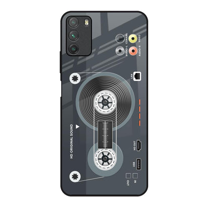 Retro Recorder Poco M3 Glass Back Cover Online