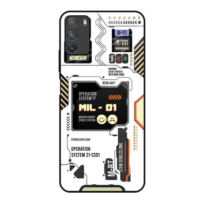 Tech Display Poco M3 Glass Back Cover Online