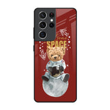 Astronaut Bear Samsung Galaxy S21 Ultra Glass Back Cover Online