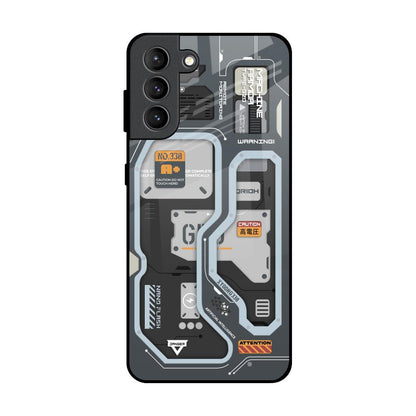 Retro Futuristic Samsung Galaxy S21 Plus Glass Back Cover Online