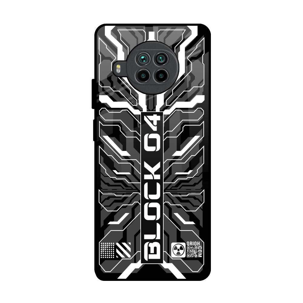 Monochrome Magic Mi 10i 5G Glass Back Cover Online