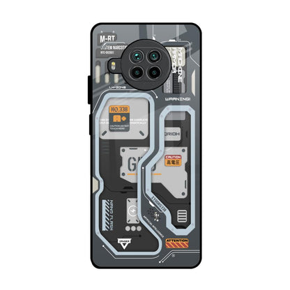 Retro Futuristic Mi 10i 5G Glass Back Cover Online