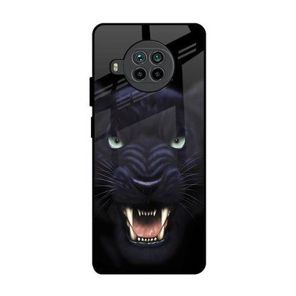 Angry Black Leopard Mi 10i 5G Glass Back Cover Online