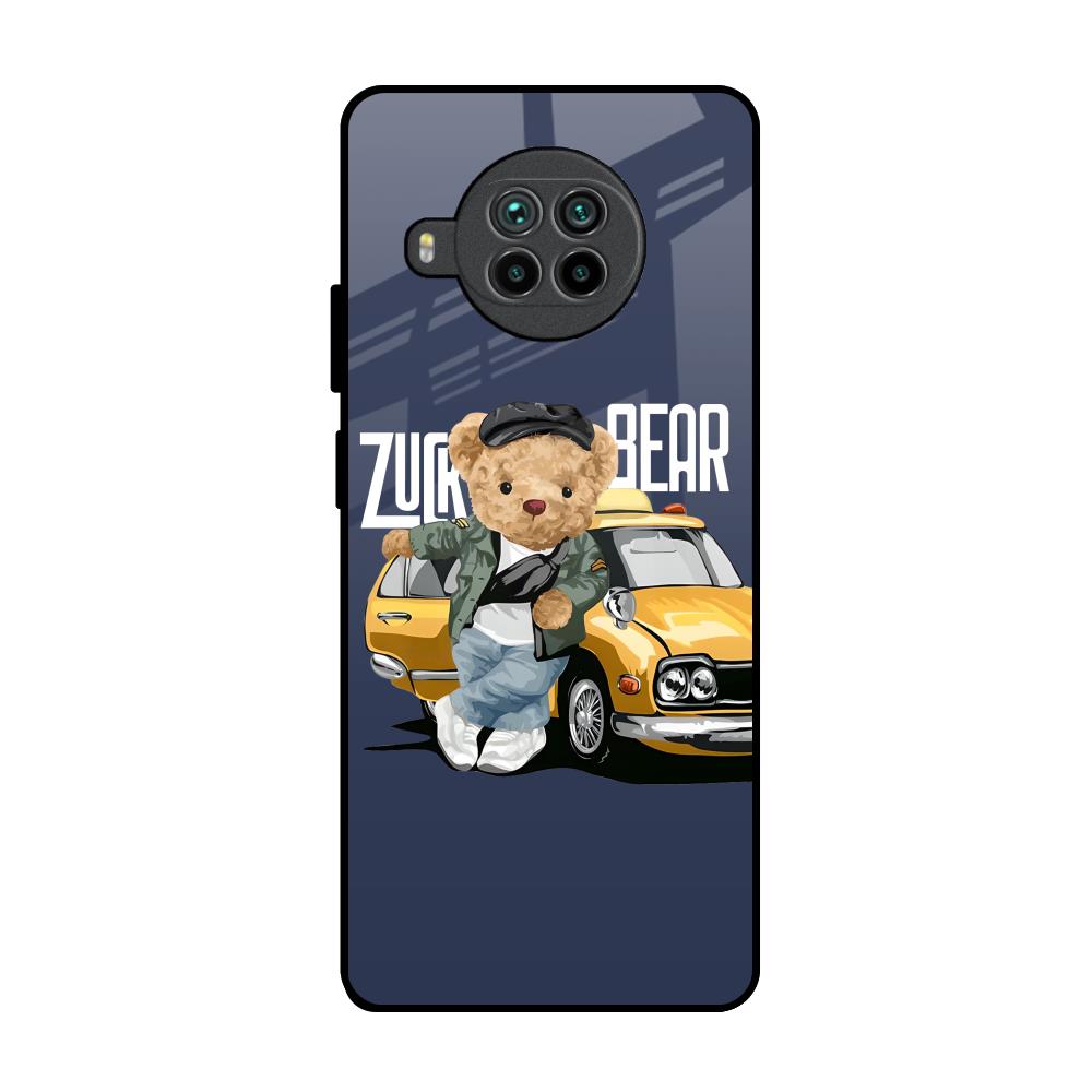 Adventurous Bear Mi 10i 5G Glass Back Cover Online