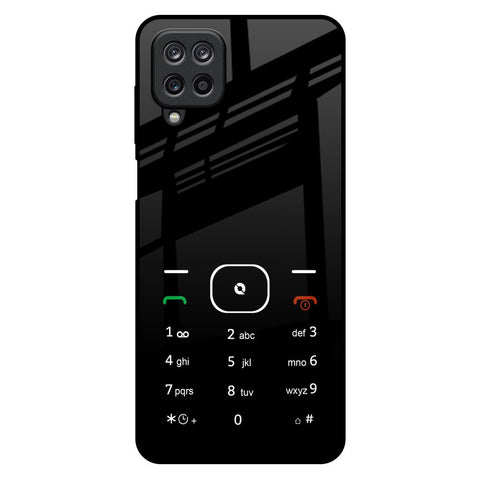 Classic Keypad Pattern Samsung Galaxy M12 Glass Back Cover Online