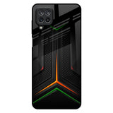 Modern Ultra Chevron Samsung Galaxy M12 Glass Back Cover Online