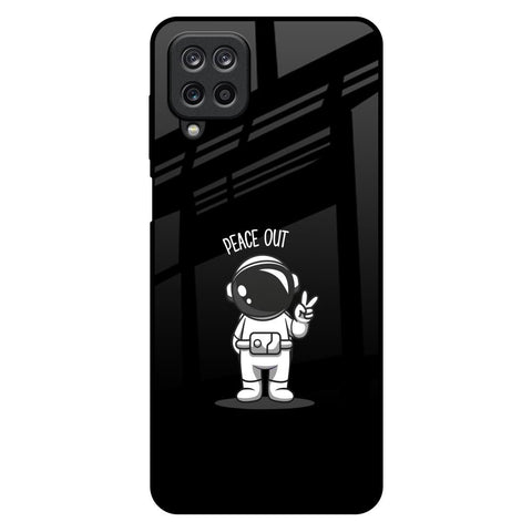 Peace Out Astro Samsung Galaxy M12 Glass Back Cover Online