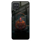 Lord Hanuman Animated Samsung Galaxy M12 Glass Back Cover Online