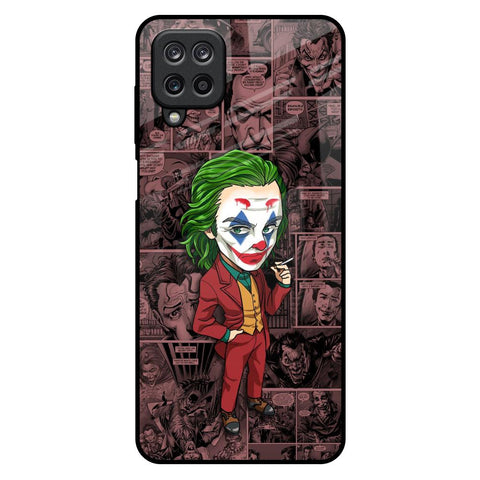 Joker Cartoon Samsung Galaxy M12 Glass Back Cover Online