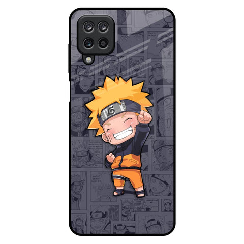 Orange Chubby Samsung Galaxy M12 Glass Back Cover Online