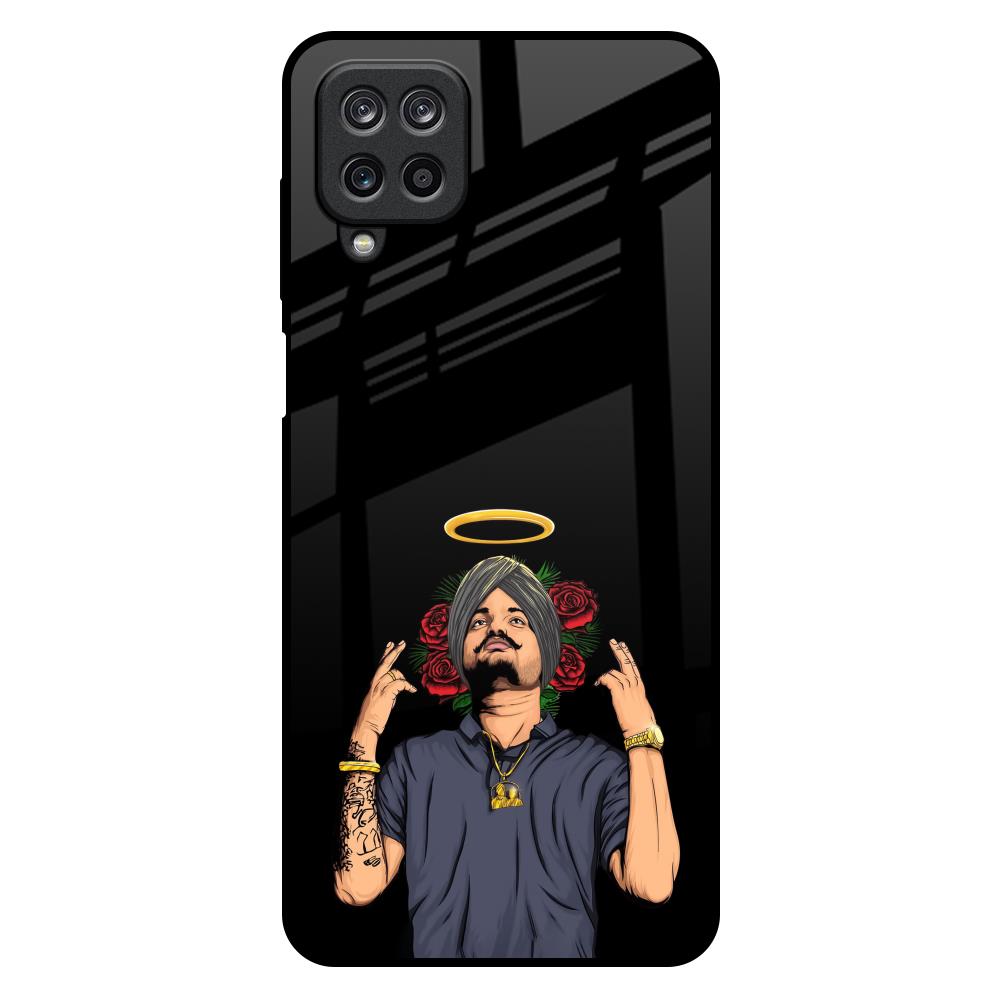 Punjabi Singer Poster Samsung Galaxy M12 Glass Back Cover Online