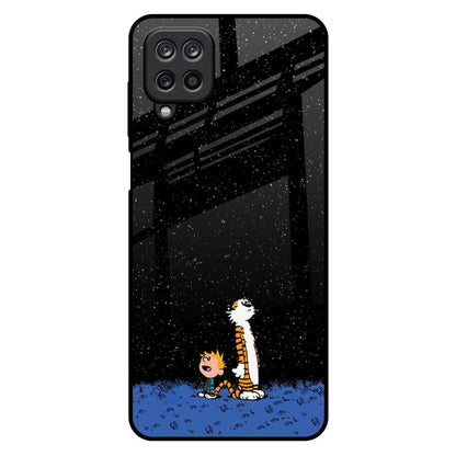 Night Sky Star Samsung Galaxy M12 Glass Back Cover Online