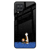 Night Sky Star Samsung Galaxy M12 Glass Back Cover Online