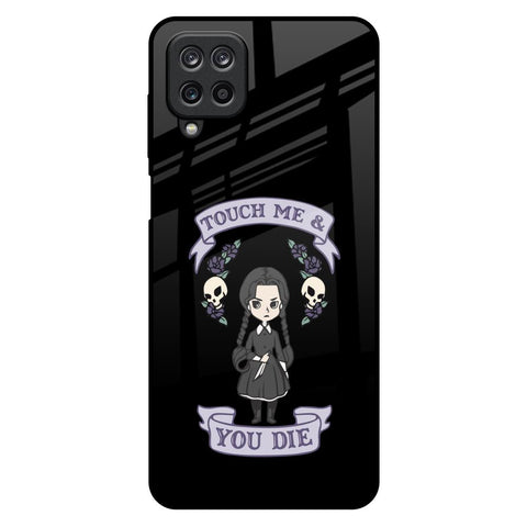 Touch Me & You Die Samsung Galaxy M12 Glass Back Cover Online