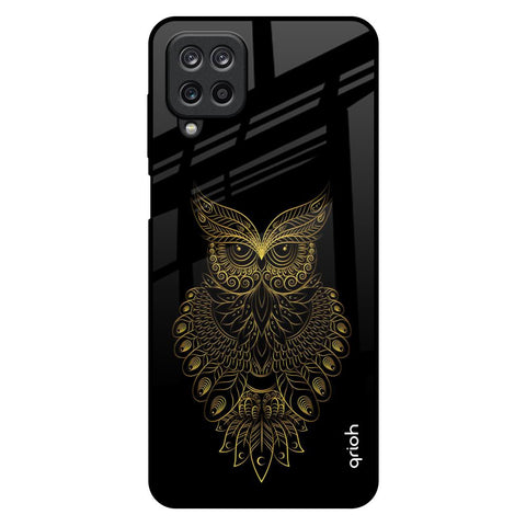 Golden Owl Samsung Galaxy M12 Glass Back Cover Online