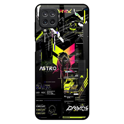 Astro Glitch Samsung Galaxy M12 Glass Back Cover Online