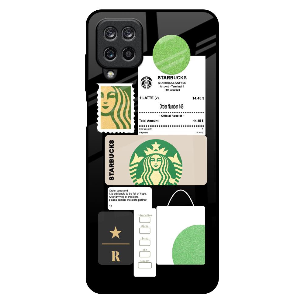 Coffee Latte Samsung Galaxy M12 Glass Back Cover Online