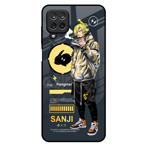 Cool Sanji Samsung Galaxy M12 Glass Back Cover Online