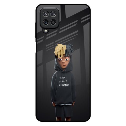 Dishonor Samsung Galaxy M12 Glass Back Cover Online
