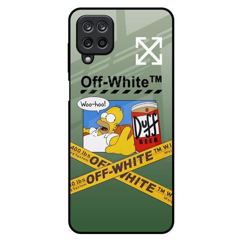 Duff Beer Samsung Galaxy M12 Glass Back Cover Online