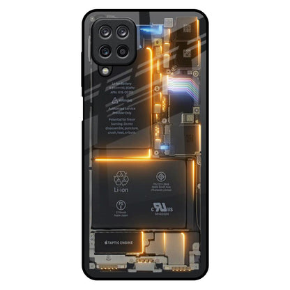 Glow Up Skeleton Samsung Galaxy M12 Glass Back Cover Online