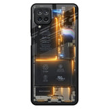 Glow Up Skeleton Samsung Galaxy M12 Glass Back Cover Online