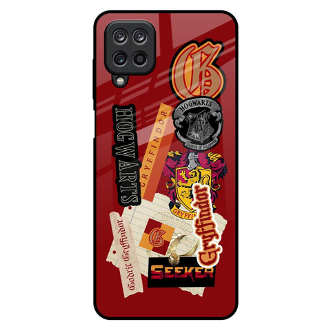 Gryffindor Samsung Galaxy M12 Glass Back Cover Online