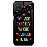 Magical Words Samsung Galaxy M12 Glass Back Cover Online