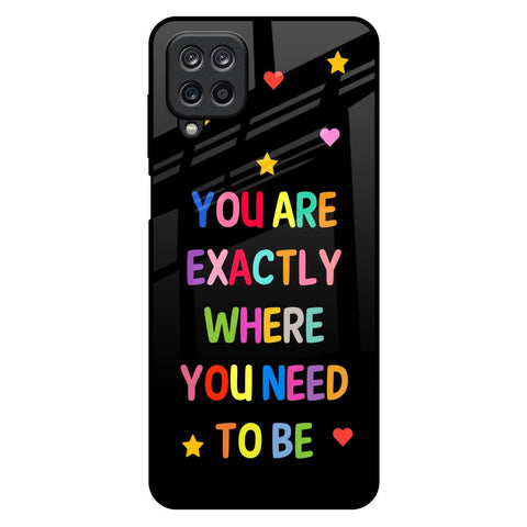 Magical Words Samsung Galaxy M12 Glass Back Cover Online