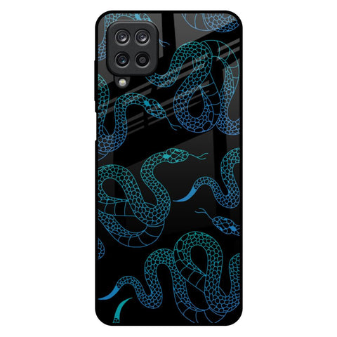Serpentine Samsung Galaxy M12 Glass Back Cover Online