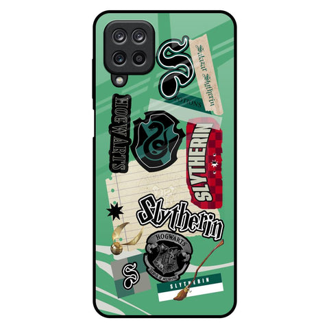 Slytherin Samsung Galaxy M12 Glass Back Cover Online