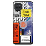 Smile for Camera Samsung Galaxy M12 Glass Back Cover Online