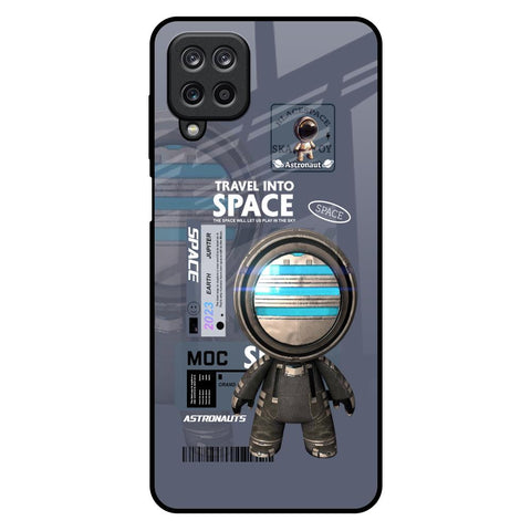 Space Travel Samsung Galaxy M12 Glass Back Cover Online