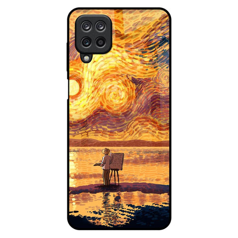 Sunset Vincent Samsung Galaxy M12 Glass Back Cover Online
