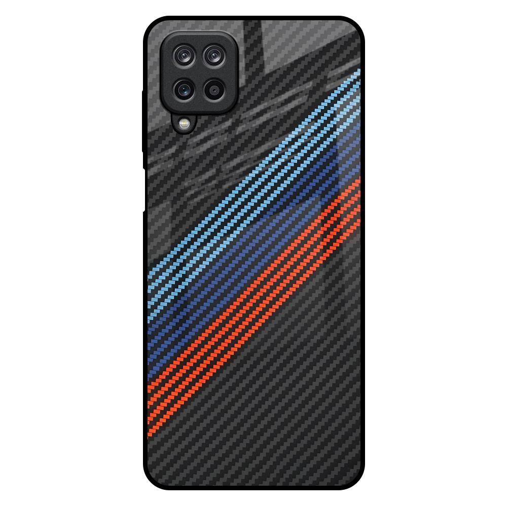 Carbon Inspired Samsung Galaxy M12 Glass Back Cover Online