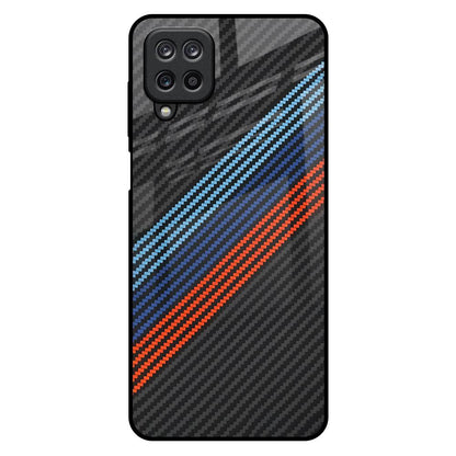 Carbon Inspired Samsung Galaxy M12 Glass Back Cover Online