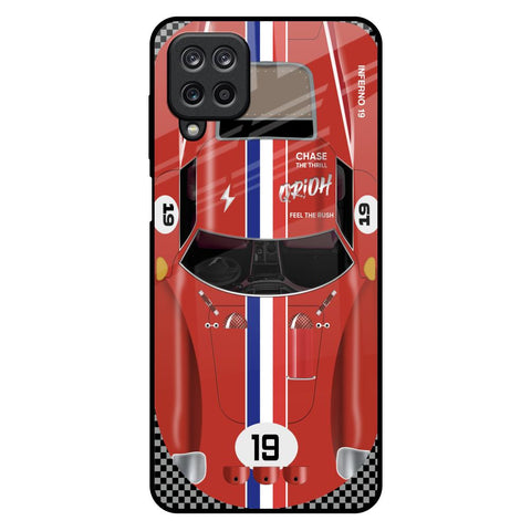 Racing Vintage Samsung Galaxy M12 Glass Back Cover Online