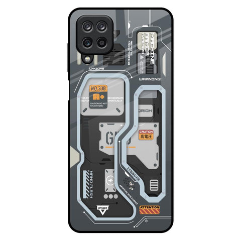 Retro Futuristic Samsung Galaxy M12 Glass Back Cover Online