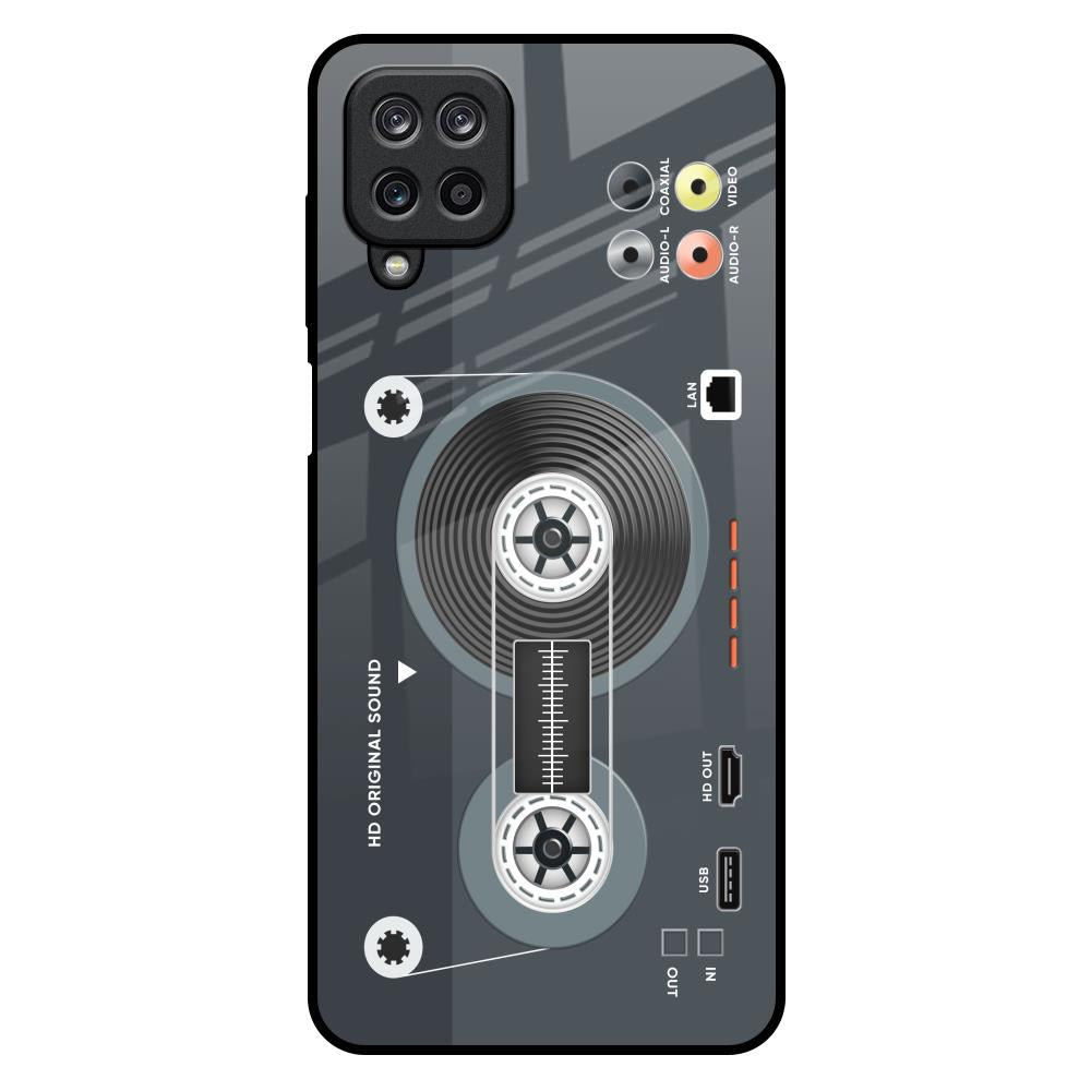 Retro Recorder Samsung Galaxy M12 Glass Back Cover Online