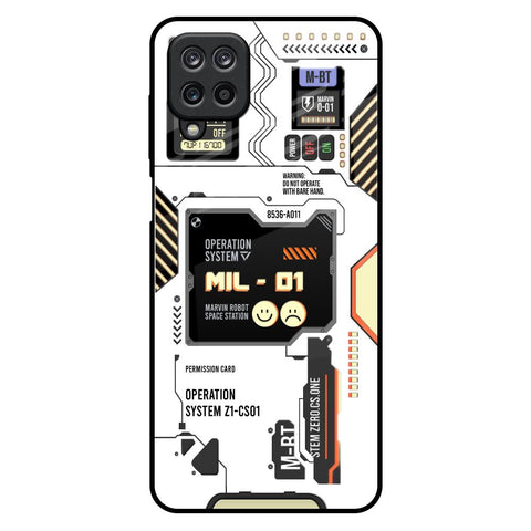 Tech Display Samsung Galaxy M12 Glass Back Cover Online