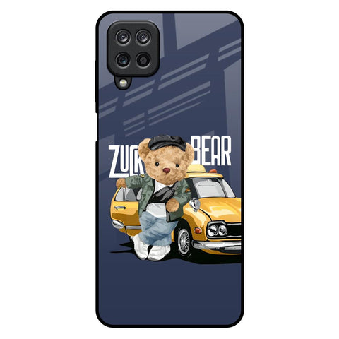Adventurous Bear Samsung Galaxy M12 Glass Back Cover Online