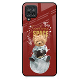 Astronaut Bear Samsung Galaxy M12 Glass Back Cover Online