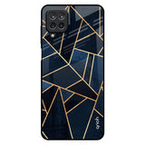 Abstract Tiles Samsung Galaxy M12 Glass Back Cover Online