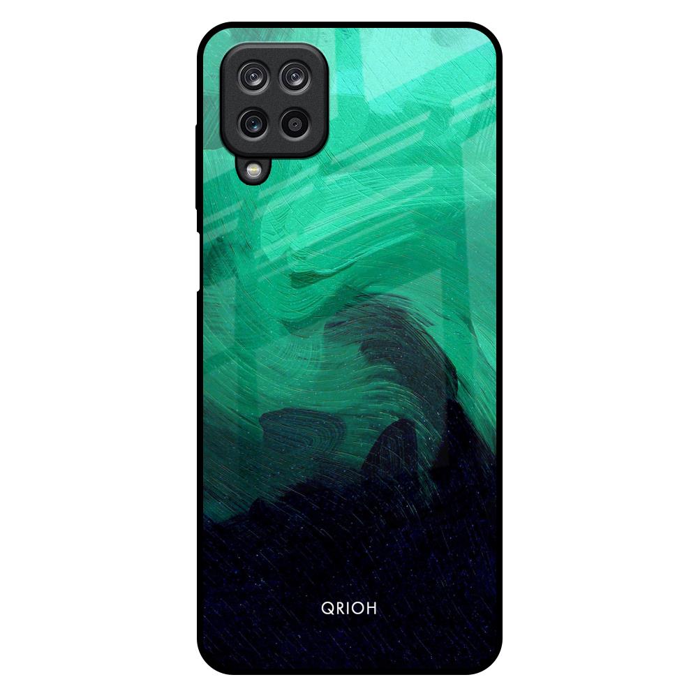 Scarlet Amber Samsung Galaxy M12 Glass Back Cover Online