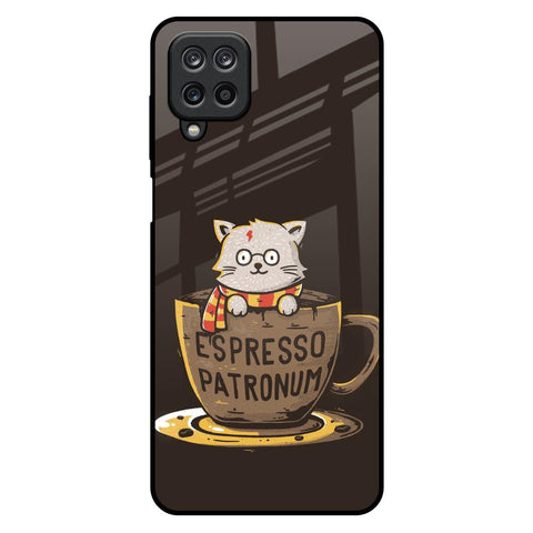 Tea With Kitty Samsung Galaxy M12 Glass Back Cover Online