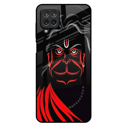 Lord Hanuman Samsung Galaxy M12 Glass Back Cover Online